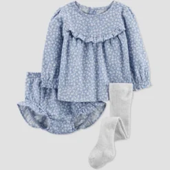 Carter's Just One You®️ Baby Girls' Floral & Bottom Set - Blue -Best Clothing Store GUEST 9091620f f6f2 4db1 9c3e 432e702d498d