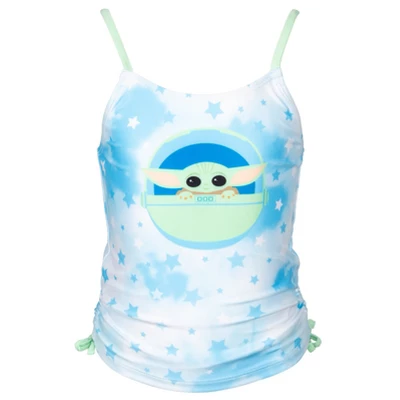 Star Wars The Child Girls One Piece Bathing Suit Rash Guard Tankini Top And Bikini Bottom 4 Swimsuit Set Little Kid To Big Kid 7 Star Wars The Child Girls One Piece Bathing Suit Rash Guard Tankini Top And Bikini Bottom 4 Swimsuit Set Little Kid To Big Kid - Image 5