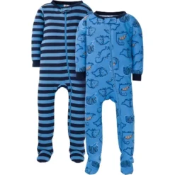 Gerber Baby & Toddler Boys Snug Fit Footed Cotton Pajamas, 2-Pack -Best Clothing Store GUEST 918d1b2b 117a 42f2 a151 a16812eb4121