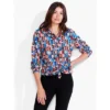 NIC + ZOE Crescent Crinkle Shirt -Best Clothing Store GUEST 91b570da 8891 41b7 8107 689a6860661e