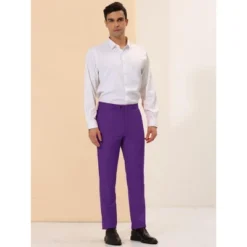 Lars Amadeus Men's Dress Pants Slim Fit Flat Front Chino Business Wedding Suit Pants 16 Lars Amadeus Men's Dress Pants Slim Fit Flat Front Chino Business Wedding Suit Pants -Best Clothing Store GUEST 91f03abe 4b7d 4ce5 85c4 da5e5800baa2