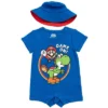 SUPER MARIO Nintendo Mario Yoshi Short Sleeve Romper & Sunhat Blue/Red 1 SUPER MARIO Nintendo Mario Yoshi Short Sleeve Romper & Sunhat Blue/Red -Best Clothing Store GUEST 91fc2f07 31fb 4b6a ab69 0c6d325122f0