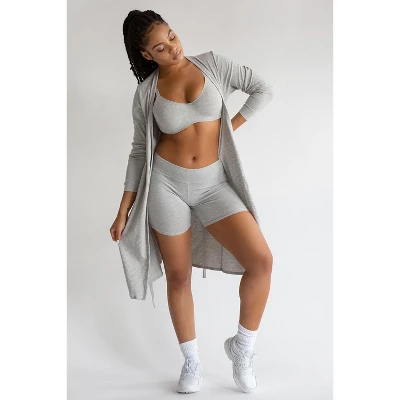 Smart & Sexy Comfort Cotton Rib Cardigan Robe 6 Smart & Sexy Comfort Cotton Rib Cardigan Robe - Image 4