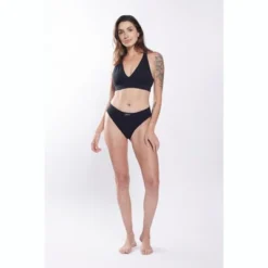 TomboyX Plunge Bra, Organic Cotton Rib V-Neck, Wireless No-Padding Low Impact -Best Clothing Store GUEST 9435d665 3826 4fde a009 5193616973c1