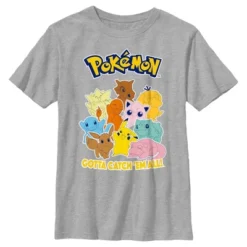 Boy's Pokemon Gotta Catch 'Em All Group T-Shirt 12 Boy's Pokemon Gotta Catch 'Em All Group T-Shirt -Best Clothing Store GUEST 94467700 1b79 446e a746 12f08f9aac6d