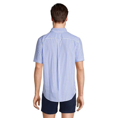 Lands' End Men's Traditional Fit Short Sleeve Essential Lightweight Poplin 3 Lands' End Men's Traditional Fit Short Sleeve Essential Lightweight Poplin
