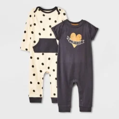Baby 2pk 'Loved' Romper Set - Cat & Jack™ Black/White -Best Clothing Store GUEST 953deb9f 4597 495d a9a5 a29b1ee3d556