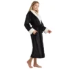 Softies Plush Faux Shearling Robe With Contrast Trim -Best Clothing Store GUEST 955d3f53 fb2f 4470 b71e ae248b29144e