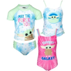 Star Wars The Child Girls One Piece Bathing Suit Rash Guard Tankini Top And Bikini Bottom 4 Swimsuit Set Little Kid To Big Kid 24 Star Wars The Child Girls One Piece Bathing Suit Rash Guard Tankini Top And Bikini Bottom 4 Swimsuit Set Little Kid To Big Kid -Best Clothing Store GUEST 9644370b 2c11 4f85 bbb8 a52772b4dabf