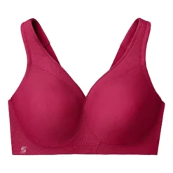 Glamorise Womens MagicLift Seamless Sports Wirefree Bra 1006 Ruby Red -Best Clothing Store GUEST 96f51e03 7468 49e0 94ca 6fe85641590e