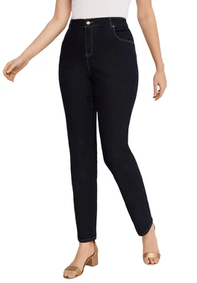 Jessica London Women’s Plus Size True Fit Straight Leg Jeans 6 Jessica London Women’s Plus Size True Fit Straight Leg Jeans - Image 4