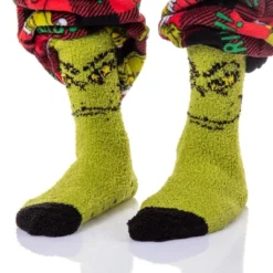 Dr. Seuss The Grinch Men's Pajama Pants Shirt And Socks 3 Piece Pajama Set -Best Clothing Store GUEST 97908c4e cd01 4143 8824 e583c115b120