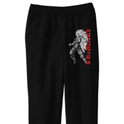 Dragonball Z Monochromatic Color Goku Youth Black Graphic Sweatpants