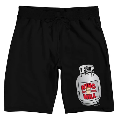 King Of The Hill Propane Tank Men's Black Sleep Pajama Shorts 4 King Of The Hill Propane Tank Men's Black Sleep Pajama Shorts - Image 2