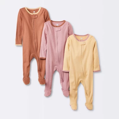 Baby Girls' 3pk Tight Fit Zip-Up Sleep N' Play - Cloud Island™ 8 Baby Girls' 3pk Tight Fit Zip-Up Sleep N' Play - Cloud Island™ - Image 6