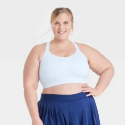 Women's High Support Embossed Racerback Run Sports Bra - All In Motion™ -Best Clothing Store GUEST 982c81d1 4ce9 4411 b4d4 e16e30b33a8b