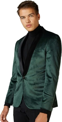 OppoSuits Deluxe Men's Blazer - Velvet Dinner Jackets 5 OppoSuits Deluxe Men's Blazer - Velvet Dinner Jackets - Image 3