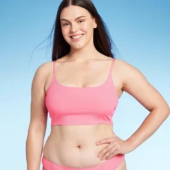 Women's Longline Ribbed Bikini Top - Shade & Shore™ -Best Clothing Store GUEST 98f440f1 c422 4518 829a 356a078583a7