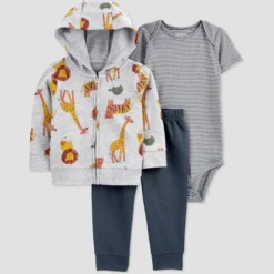 Carter's Just One You® Baby Boys' Safari Cotton Cardigan & Bodysuit - Gray 9 Carter's Just One You® Baby Boys' Safari Cotton Cardigan & Bodysuit - Gray -Best Clothing Store GUEST 99fc2a17 58b6 43c7 9cee 21bc5bcde2b6