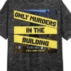Only Murders In The Building Podcast Logo Art Crew Neck Long Sleeve Charcoal Heather Women's Night Shirt -Best Clothing Store GUEST 9a3d2e02 8651 41f0 989c a91a7b28d966