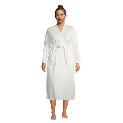 Lands' End Women's Supima Cotton Long Robe 6 Lands' End Women's Supima Cotton Long Robe - Image 4