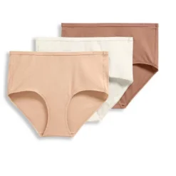 Jockey Women's Organic Cotton Stretch Logo Modern Brief - 3 Pack -Best Clothing Store GUEST 9cb005bd 686b 484e 83e0 af2e74898329