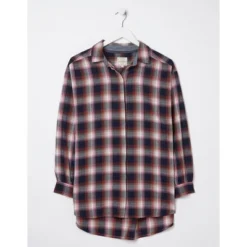 FatFace Womens Billie Longline Check Shirt -Best Clothing Store GUEST 9d318db9 d8ca 4a2d a280 fec7edb13eb8