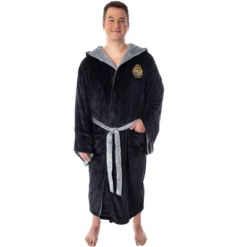 Harry Potter Adult Fleece Plush Hooded Robe - Big And Tall -Best Clothing Store GUEST 9e18f316 634c 4862 879b c0d6f291393b