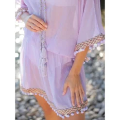 Shiraleah Purple Dede Swim Cover-Up -Best Clothing Store GUEST 9e613fe8 00c9 41fc 82e0 13ffc825a1b8