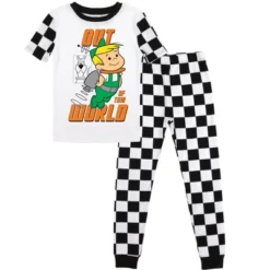 The Jetsons Elroy Out Of This World Checker Pattern Youth Boy's Short Sleeve Pajama Set -Best Clothing Store GUEST 9ea2bca2 704e 4cc1 b073 2ad4acb0994c
