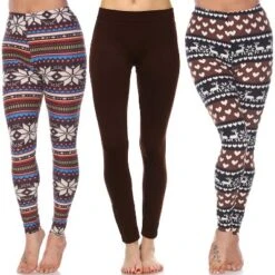 Women's Pack Of 3 Leggings - One Size Fits Most - White Mark -Best Clothing Store GUEST 9ea49e0c 03da 4f8e 95e4 eff654f414a0