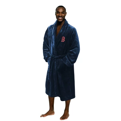 MLB Boston Red Sox Silk Touch Bathrobe 3 MLB Boston Red Sox Silk Touch Bathrobe