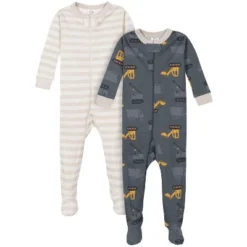 Gerber Baby & Toddler Boys Snug Fit Footed Cotton Pajamas, 2-Pack -Best Clothing Store GUEST a05819a2 44e0 4788 b518 6687c3fbf6c8