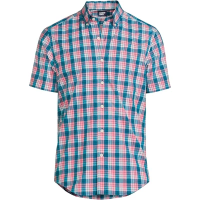 Lands' End Men's Traditional Fit Short Sleeve Essential Lightweight Poplin 12 Lands' End Men's Traditional Fit Short Sleeve Essential Lightweight Poplin - Image 10