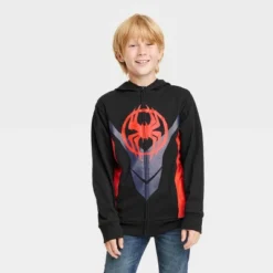 Boys' Spider-Man: Miles Morales Cosplay Sweatshirt - Black -Best Clothing Store GUEST a28b976c 1f37 4ad5 bee8 c4c8b553670e
