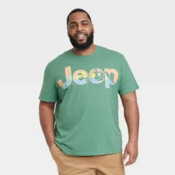 Men's Regular Fit Jeep Short Sleeve T-Shirt - Goodfellow & Co™ Green -Best Clothing Store GUEST a297f3e2 fa46 4e97 9473 91cfcd016ce2