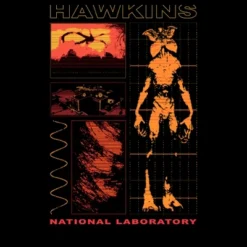 Boy's Stranger Things Demogorgon Infrared T-Shirt