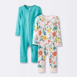 Baby Girls' 2pk Zip Romper - Cloud Island™ -Best Clothing Store GUEST a391e3e8 dab7 4876 a0c9 40c77d7834d2
