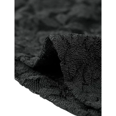 Agnes Orinda Women's Plus Size Lace Open Front 3/4 Sleeve Long Cardigans 7 Agnes Orinda Women's Plus Size Lace Open Front 3/4 Sleeve Long Cardigans - Image 5