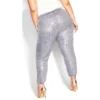 Women's Plus Size Let's Party Pant - Metal | CITY CHIC -Best Clothing Store GUEST a565716d aa33 4d2d b466 e885ece0ed7f
