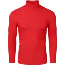 Lars Amadeus Men's Pullover Turtle Neck Long Sleeves Stretchy Slim Fit Tops -Best Clothing Store GUEST a6262890 529f 419f 9971 3e82b1ced048