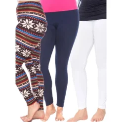Women's Pack Of 3 Plus Size Leggings - One Size Fits Most Plus - White Mark 29 Women's Pack Of 3 Plus Size Leggings - One Size Fits Most Plus - White Mark -Best Clothing Store GUEST a7db7558 089a 4123 988b fc3a2b836feb