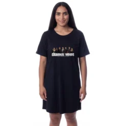 Criminal Minds Womens' Character TV Show Nightgown Sleep Pajama Shirt Black 7 Criminal Minds Womens' Character TV Show Nightgown Sleep Pajama Shirt Black -Best Clothing Store GUEST a7e19195 6af9 4b6c a14b b10bc2a20499