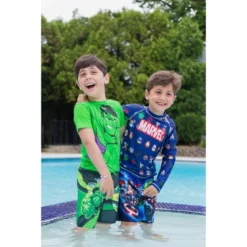 Marvel Avengers Hulk Black Panther Captain America 3 Pack Swim Trunks Little Kid To Big Kid -Best Clothing Store GUEST a82cd2ad e80f 4bb5 9c22 e23add920b34