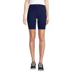 Lands' End Women's High Rise Starfish 9" Bike Shorts -Best Clothing Store GUEST a8412dec 0e44 4b06 a7d4 000513970b59