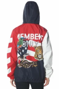 Members Only - Women's Jungle Print Popover Oversized Jacket -Best Clothing Store GUEST a89c35e3 ff39 4db4 ac67 10eecb541f4f