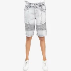 X RAY Boys Moto Biker Jean Shorts Slim Fit Boys Denim Shorts Stretch Washed Distressed -Best Clothing Store GUEST a8a099a8 04b6 43a2 a1b9 8e0186177369