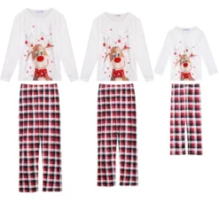 Cheibear Family Christmas Pajamas Matching Sets Sleepwear Holiday Home Party Pajama Set 10 Cheibear Family Christmas Pajamas Matching Sets Sleepwear Holiday Home Party Pajama Set -Best Clothing Store GUEST a8ca37a8 fb6a 4940 88ca b4bb68371719