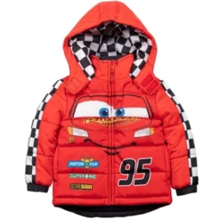 Disney Pixar Cars Lightning McQueen Winter Coat Puffer Jacket Little Kid -Best Clothing Store GUEST a8e6c4aa a8ee 4e58 bbad c2e976e983a5