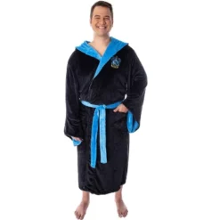 Harry Potter Adult Fleece Plush Hooded Robe - Big And Tall -Best Clothing Store GUEST a93d045d 8542 4089 ac30 be406e3f194b